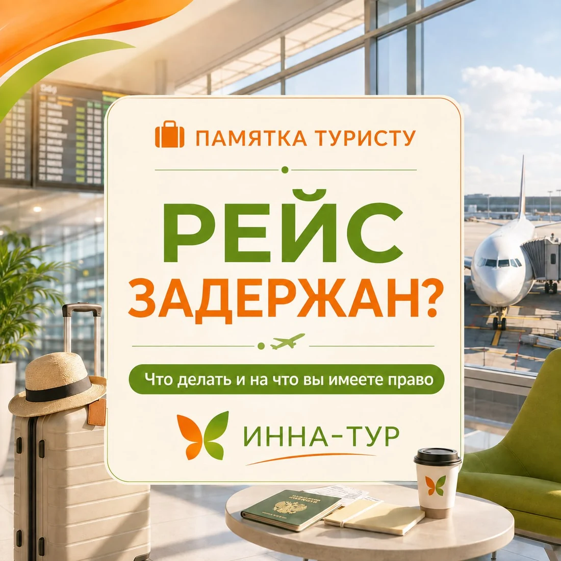 Памятка туристу: рейс задержан